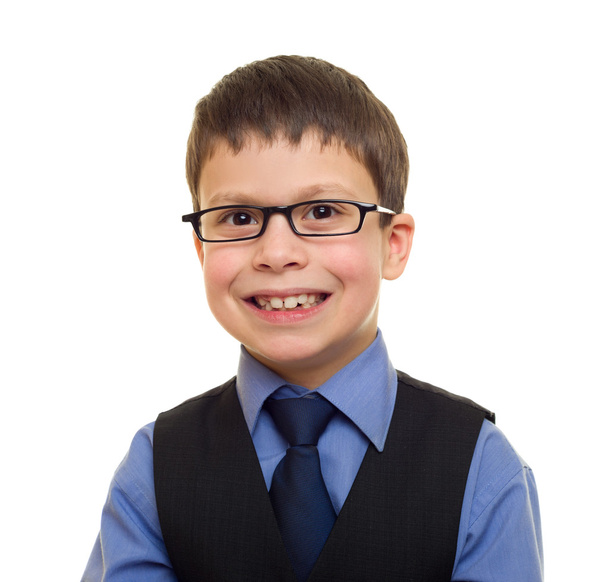 портрет мальчика в деловом костюме
 - Фото, изображение