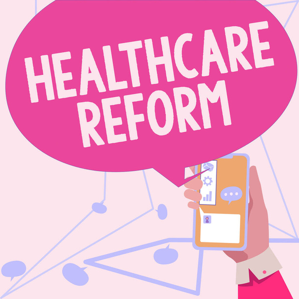 Εγγραφή εμφάνισης κειμένου Healthcare ReformInnovation and Improvement in the quality of care program, Word Συντάχθηκε για την καινοτομία και τη βελτίωση της ποιότητας του προγράμματος φροντίδας - Φωτογραφία, εικόνα