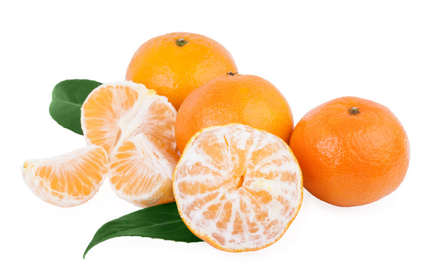 Bez skórki mandarynki lub owoców mandarynki - Zdjęcie, obraz