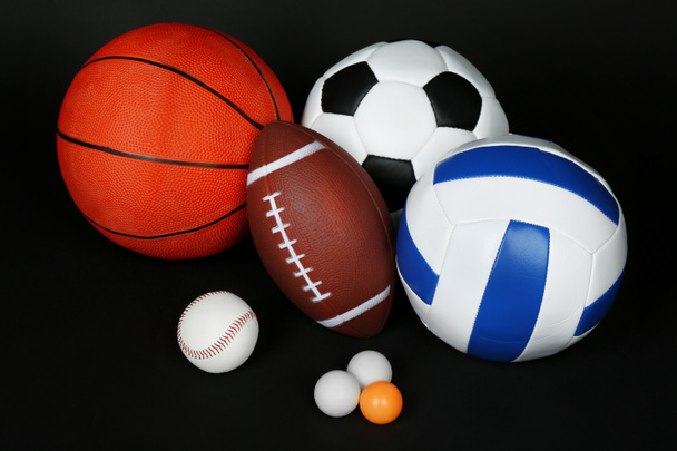 Diferentes bolas deportivas
 - Foto, Imagen