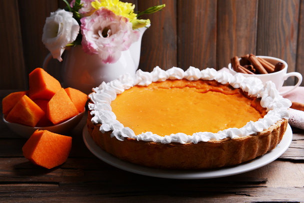 Homemade pumpkin pie - Photo, Image