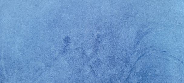 koyu desenli, soyut işaretli rustik mavi arkaplan - Fotoğraf, Görsel