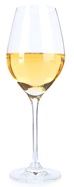 Wineglass with white wine - Foto, immagini