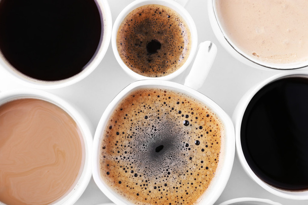 Un montón de tazas de café
 - Foto, imagen