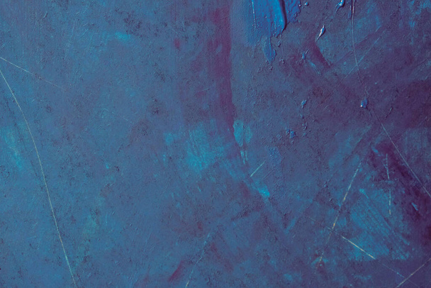 акриловый и масляный фон Абстрактная раскрашенная кисть штрихи текстурный фон - Фото, изображение