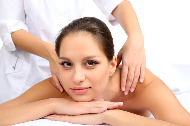 Masseur doing massage - Foto, Imagem
