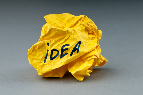 Kağıt ile reddedilmiş fikir kavramı - Fotoğraf, Görsel