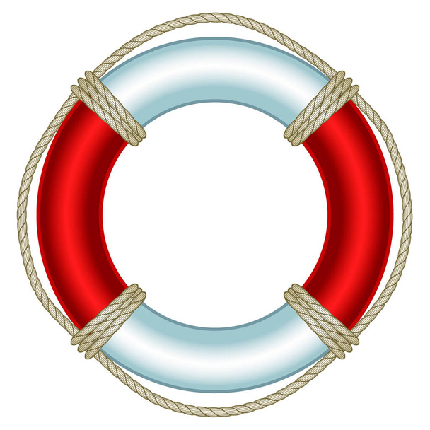 Illustration of the life preserver - Vector, Image