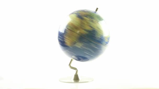 World globe spinning - Felvétel, videó