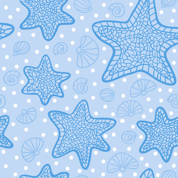 Star fish pattern - Vetor, Imagem