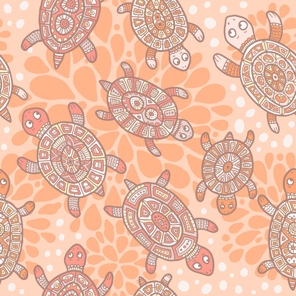 schildpadden patroon - Vector, afbeelding