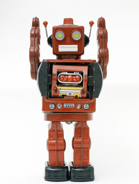 retro robot zabawka - Zdjęcie, obraz