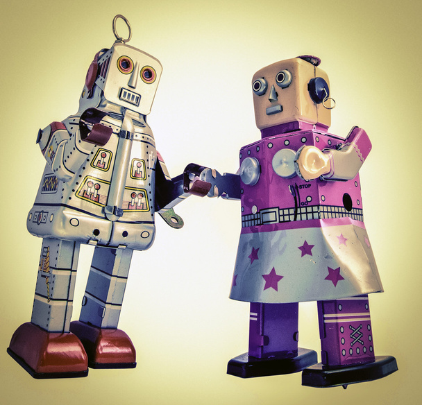 romantikus robotok  - Fotó, kép