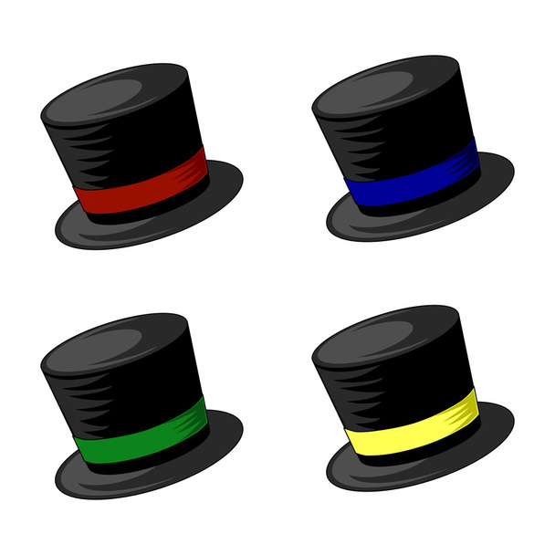 Top Hats vector - Vector, Image