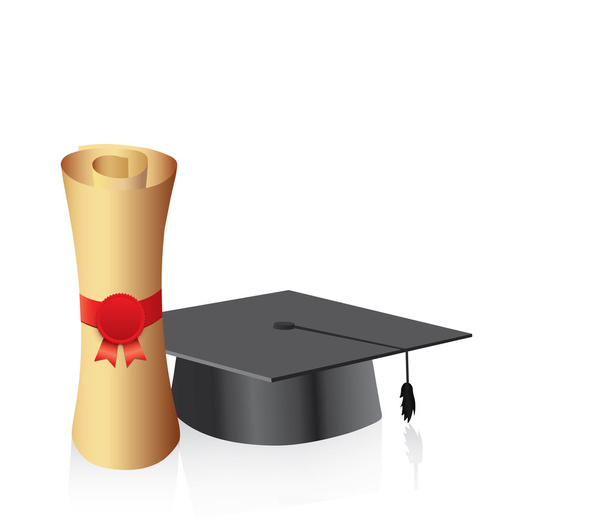 Capa de graduação com rolagem
 - Vetor, Imagem