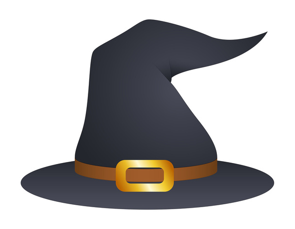 Chapeau de sorcière Halloween
 - Vecteur, image