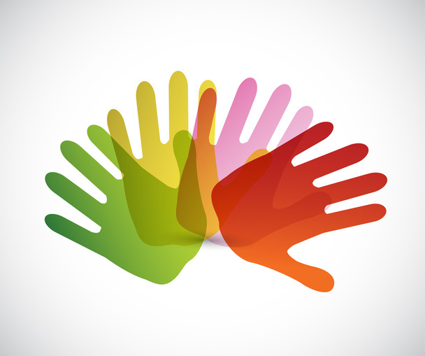 diversity hands concept illustration - Foto, Imagem