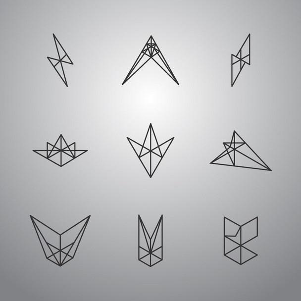 A set of vector shapes - Vector, Image