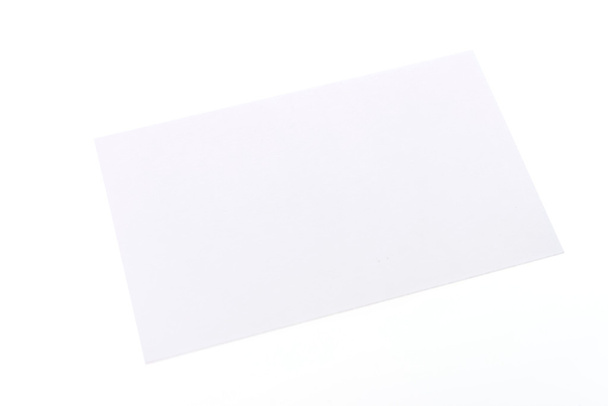 Blank white card - Fotó, kép