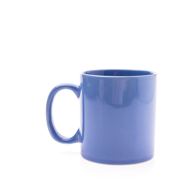 blauwe koffiekop - Foto, afbeelding