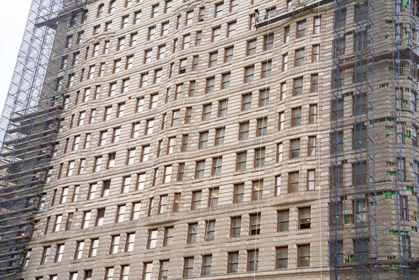 flatiron building under renovation new york city manhattan - Photo, Image