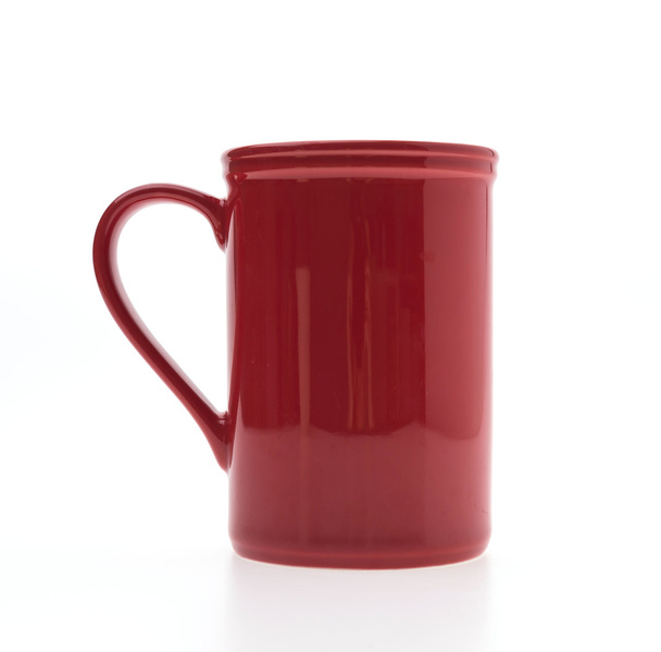 rode koffiekopje - Foto, afbeelding