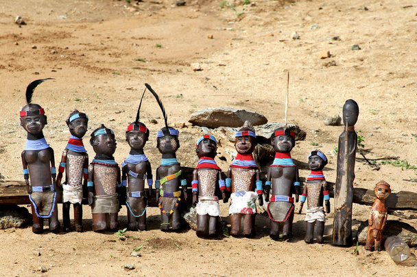 De Afrikaanse poppen  - Foto, afbeelding