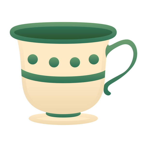 Isolated colored tea mug autumn icon Vector illustration - Vector, Imagen