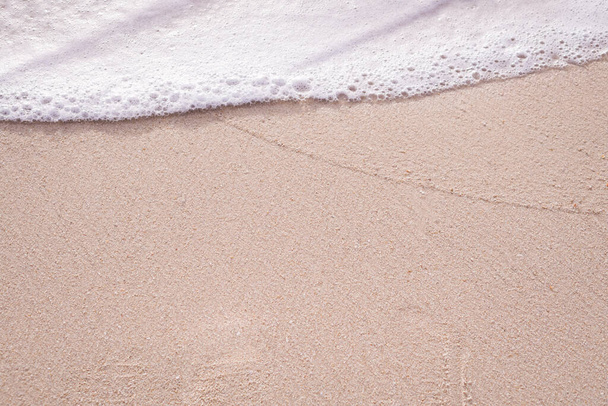 areia abstrata de praia e fundo de onda suave - Foto, Imagem