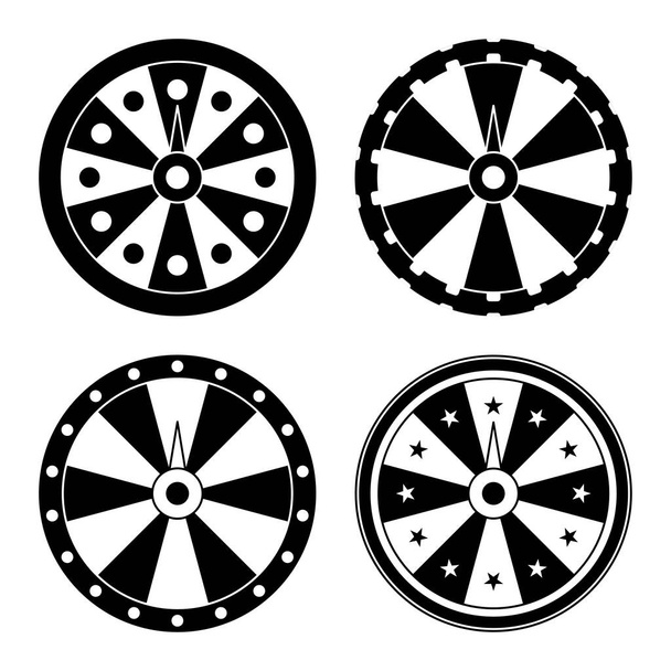 Fortune Wheel isolated on white background - Vector, afbeelding
