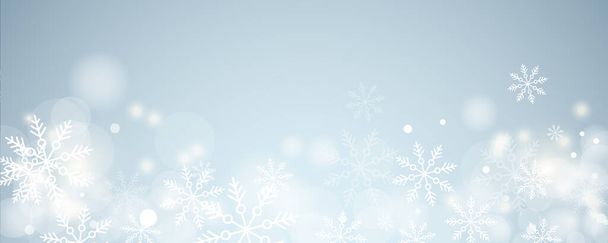 winter snowflakes shape - snow design element - christmas snowfall happy new year theme template - Fotografie, Obrázek