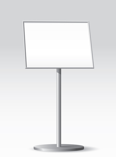 Floor standing poster holder - Vettoriali, immagini