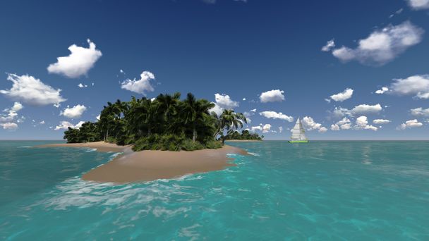 ilha tropical
 - Foto, Imagem