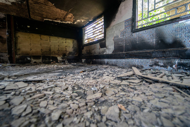 The interior of a burned mosque - Photo, Image
