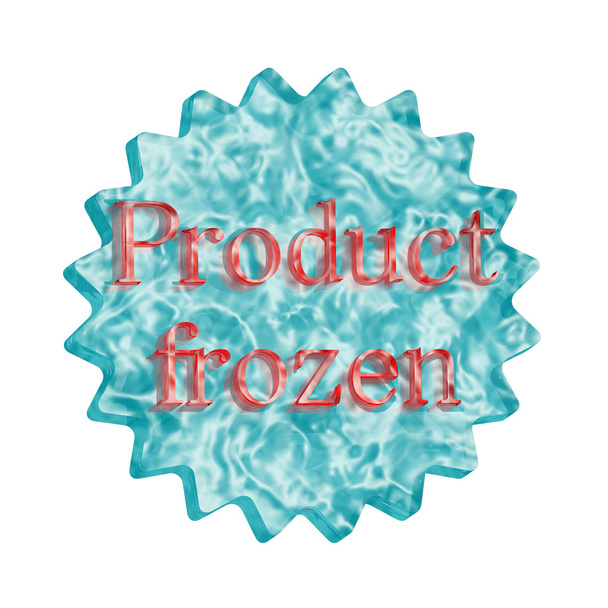 Symbol: Produkt eingefroren - Foto, Bild
