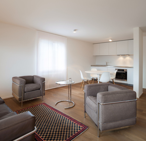 Interiér, široké obývací pokoj - Fotografie, Obrázek