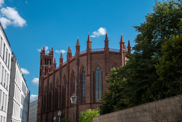 The back of the Friedrichswerdersche Church in Berlin - Foto, afbeelding