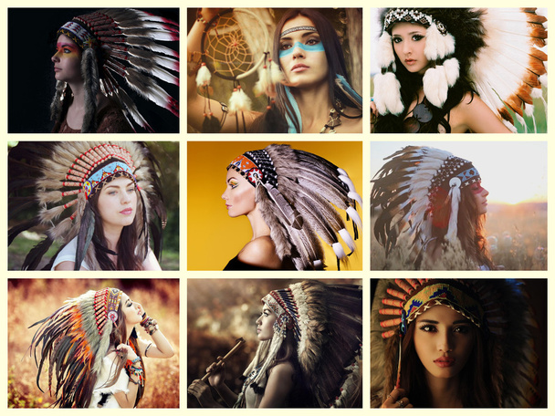 Collage indien indigène
 - Photo, image