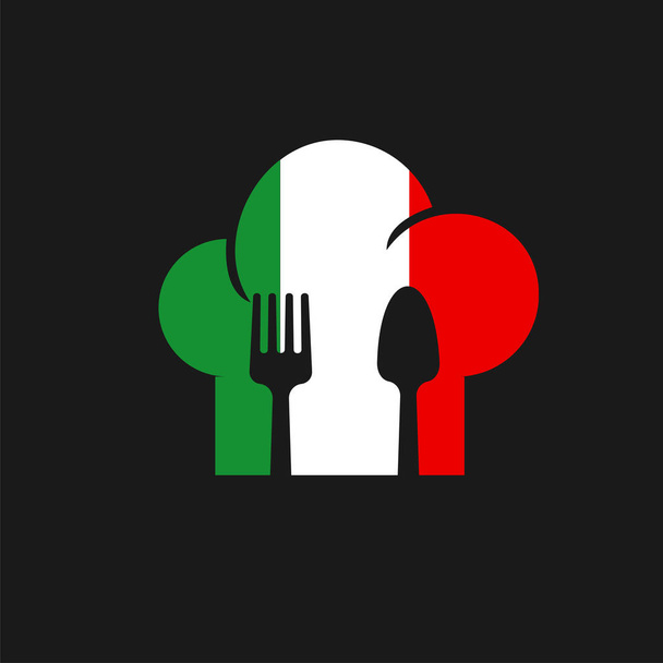 comida italiana vector arte diseño ilustración - Vector, Imagen