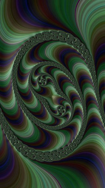 Fondo fractal 3D abstracto artístico e imaginativo diseñado digitalmente - Foto, Imagen