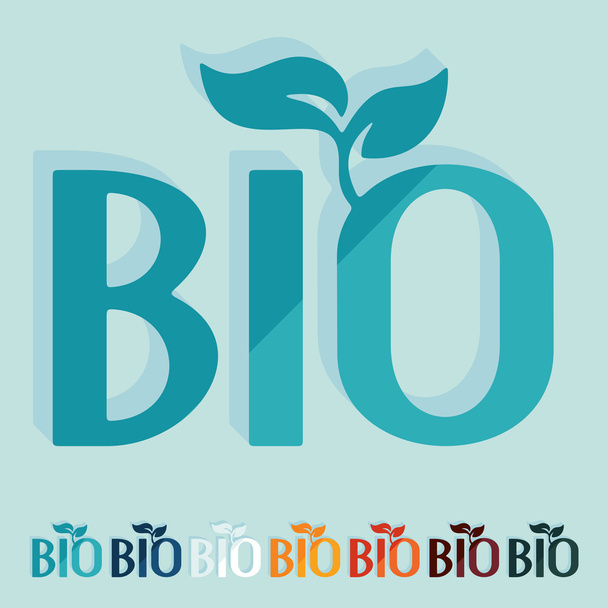 Bio teken pictogram - Vector, afbeelding