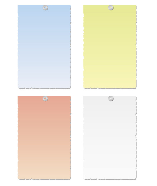Blank paper sheets - Vektori, kuva