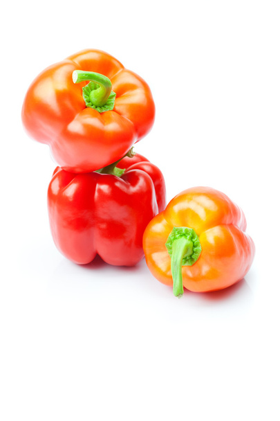 Red pepper isolated on white - 写真・画像