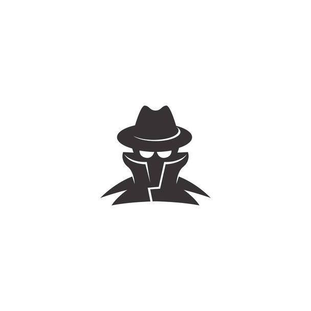 Шаблон ілюстрації дизайну логотипу таємного агента
 - Вектор, зображення
