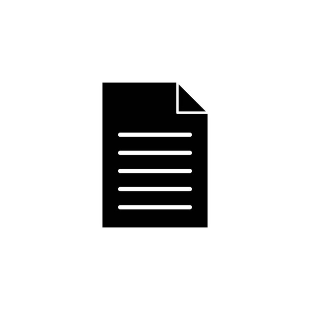 Document icon vector for web and mobile app. Paper sign and symbol. File Icon - Vektor, kép