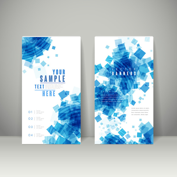 abstract banner template design - Vector, Image