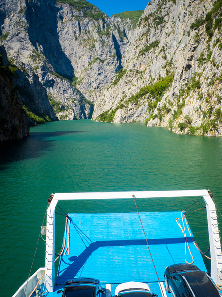Koman lake in Albania - Foto, afbeelding