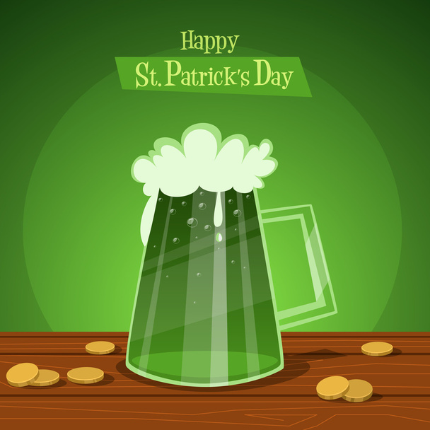 St Patricks Day Background - Vector, Image