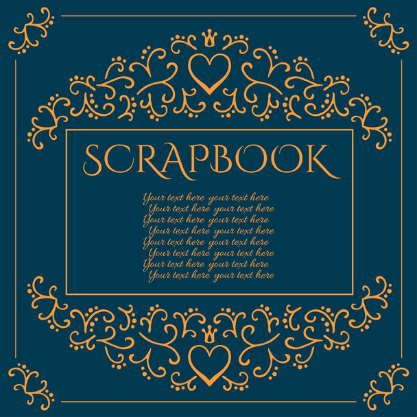 Scrapbook background - Vector, Imagen