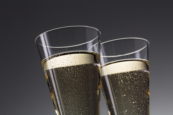 La fiesta de Año Nuevo con el champán
 - Foto, imagen